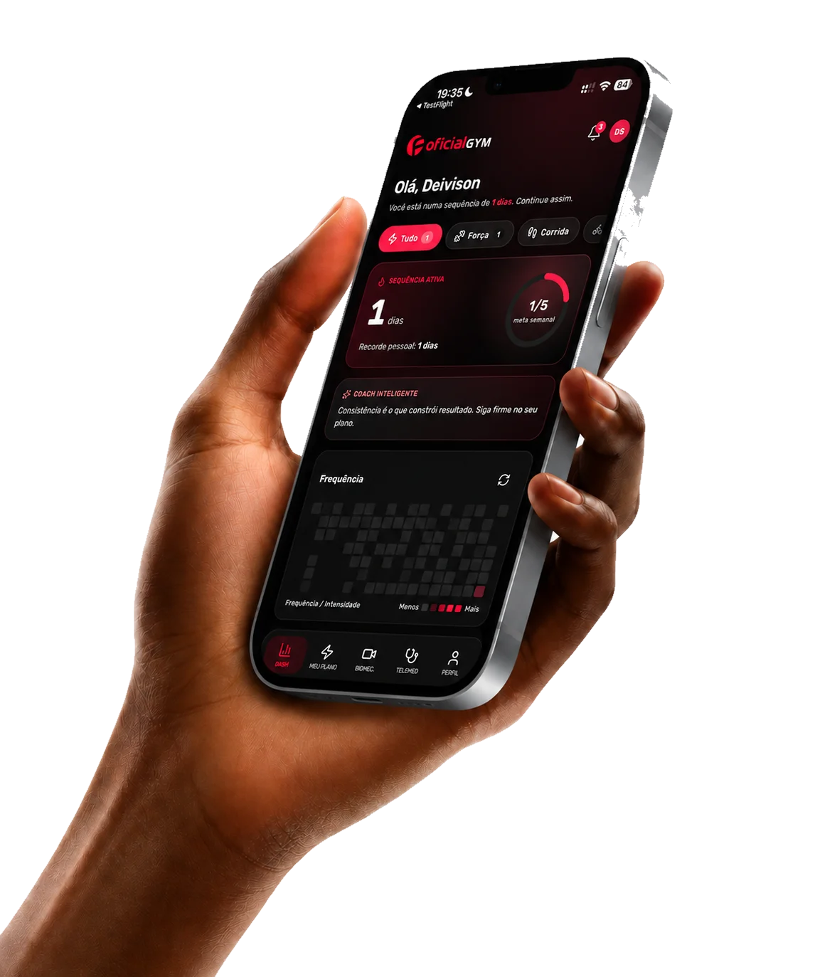 App Oficial Saúde en la palma de la mano